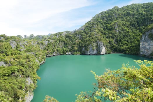 landscape of angthong national marine park koh samui