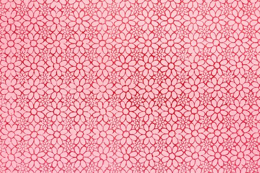 Flower design. Seamless pattern with pink background