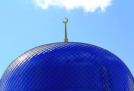 Roof of Islam temple of the South Russia