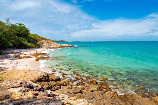 Idyllic Scene Ao Nuan Beach at Samed Island,Thailand