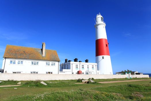 Famouse Light House in Portland Dorset