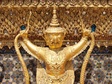 Thai Demon in Grand Palace , Bangkok Thailand 