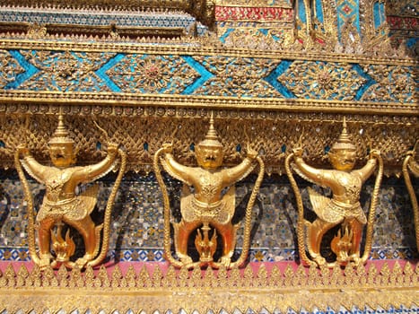 Thai Demon in Grand Palace , Bangkok Thailand 