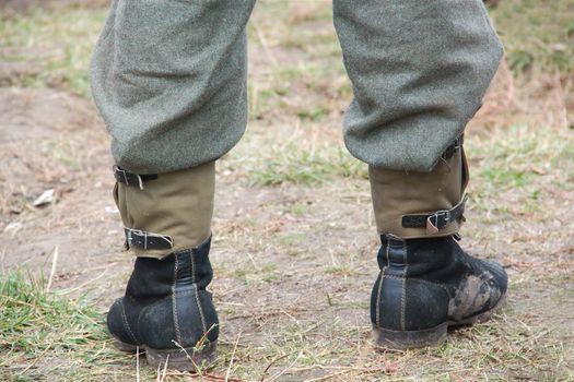 Outfit a German soldier during the Second World War