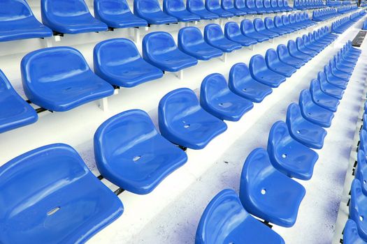 Red seat at Thep Hasadin Stadium in Thailand