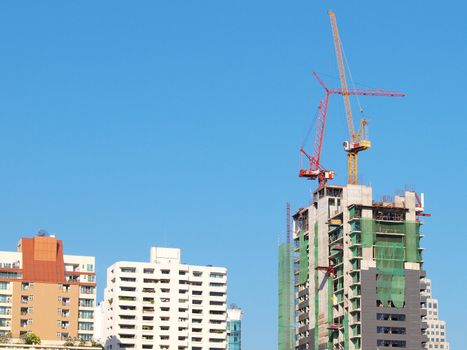 scaffolding, Construction site