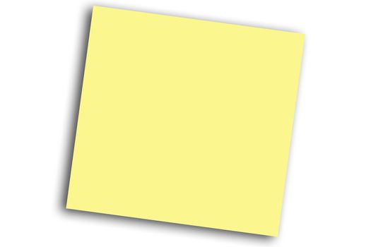 Yellow sticky note