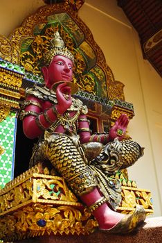Statue of Thai style guardian angel