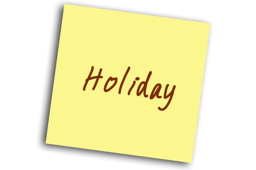 Yellow Sticky Note