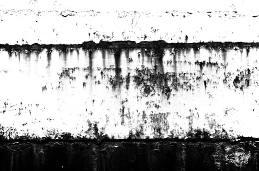 Rust and decay on metal texture background