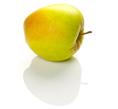 the big apple on a white background with shadow