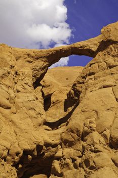 Natural arch on Kodachrome basin State park, Utah