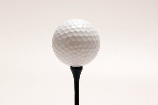 golf ball on white background