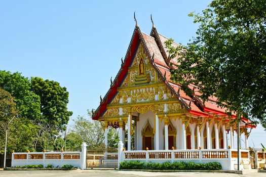 Stock Photo -A beautiful temple in thailand