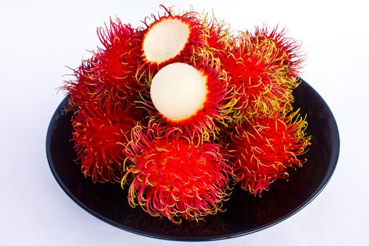Stock Photo - fresh Rambutan fruit