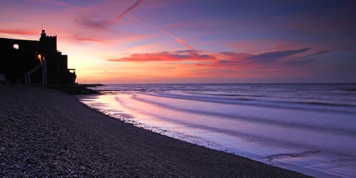 Seascape on the Devon coastline