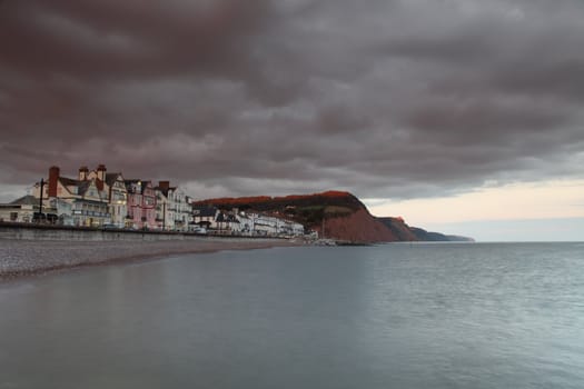 Seascape on the Devon coastline