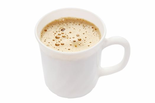 Coffee isolated on the white background