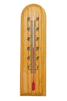 Thermometer isolated on the white backhround