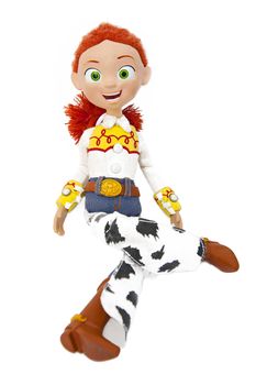 Jessie - Yodeling Cowgirl of Toy Story isolated on the white background