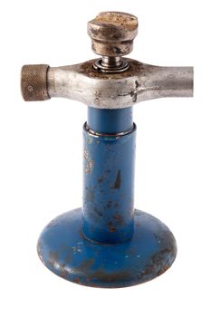 old car jack on a white background