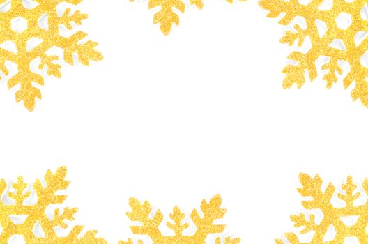 Christmas tree decoration star isolated on white background