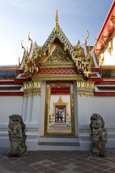 Door at Wat Pho Temple