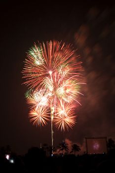 Fireworks Exploding