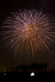 Fireworks Exploding