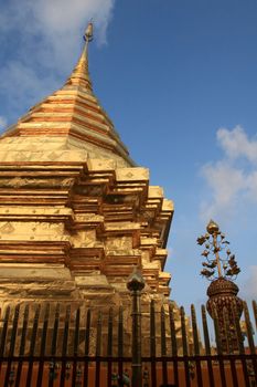 Golden Pagoda in Thailand