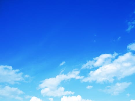 blue sky is covered by white clouds