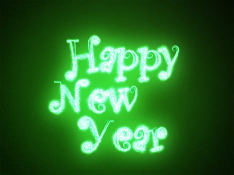 happy new year greeting inscription