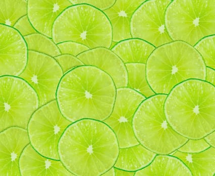 Lime slices background