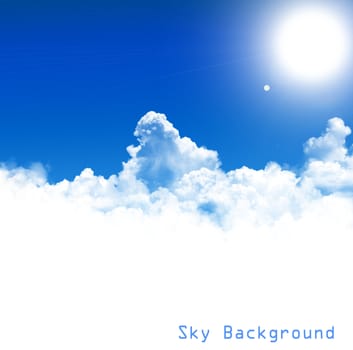 blue sky background
