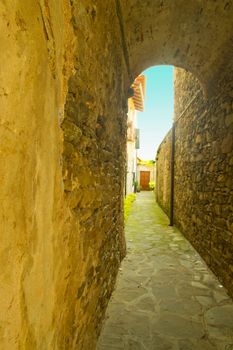 A strict alley in an old town