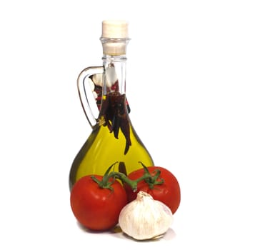 olive oil garlic tomato ingredients