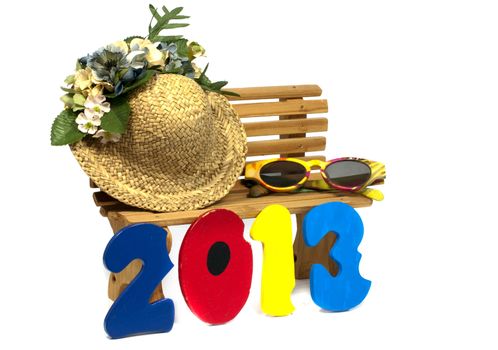 sunglasses and summer hat for vaction 2013