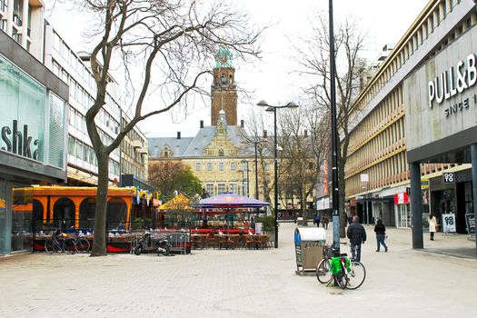 On the streets of Rotterdam. Netherlands