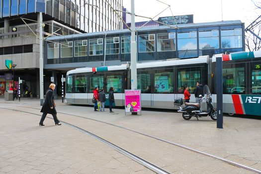 On the streets of Rotterdam. Netherlands