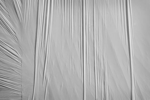 Gray background from a thin packing material