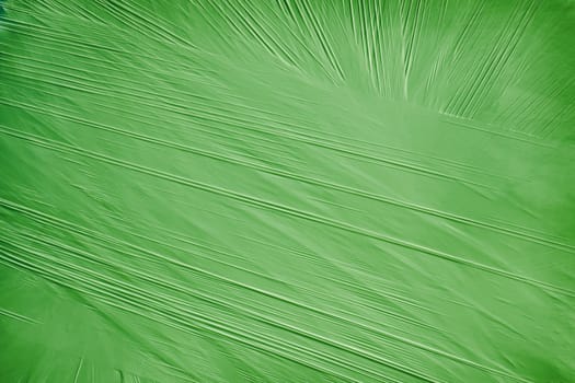 Green background from a thin packing material