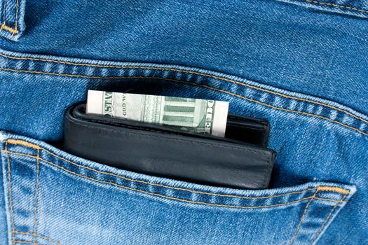 wallet money pocket jeans background