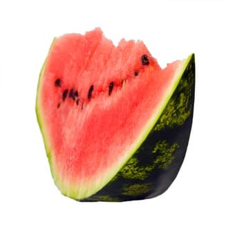 watermelon slice isolated on white background