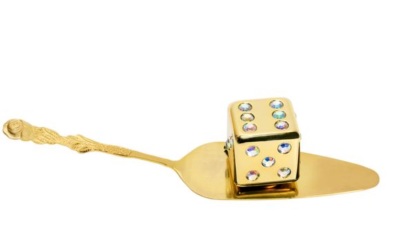 casino dice on golden spoon