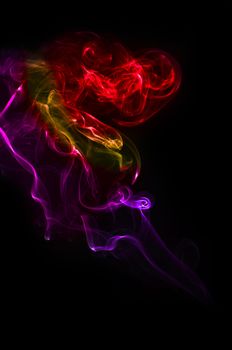 Smoke, incense, new designs with innovative ideas and creativity.