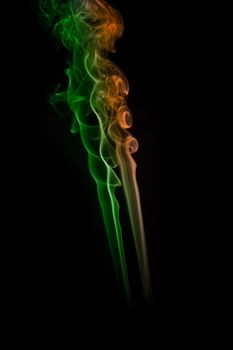 Smoke, incense, new designs with innovative ideas and creativity.