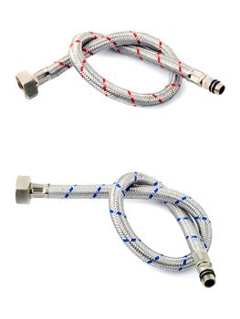 set hoses water isolated on white background