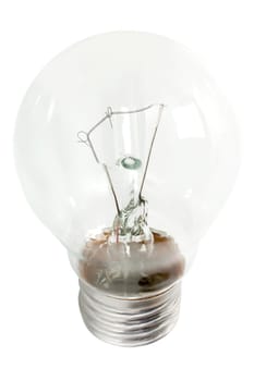 light bulb isolated on white background