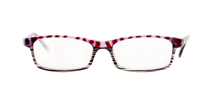 glasses isolated on white background