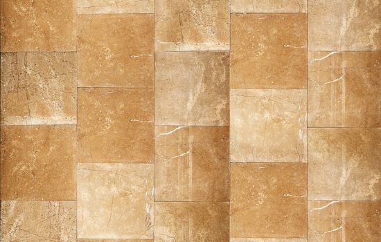Beige and brown floor tiles